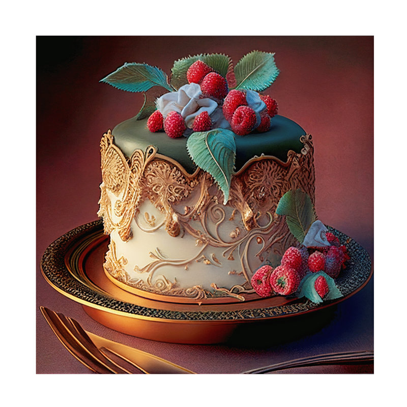Art sur toile Sasha Delphine's Bakery, H 14 po x l 14 po