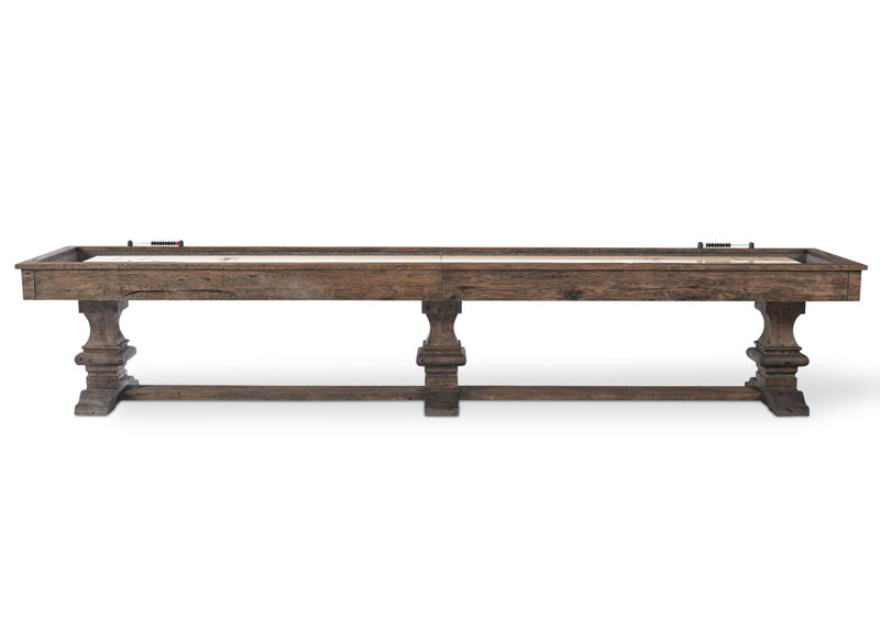 Beaumont Wood Shuffleboard Table with Professional Installation Included, 12'