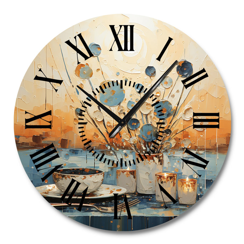 Horloge murale de cuisine Blue Blue, Grand