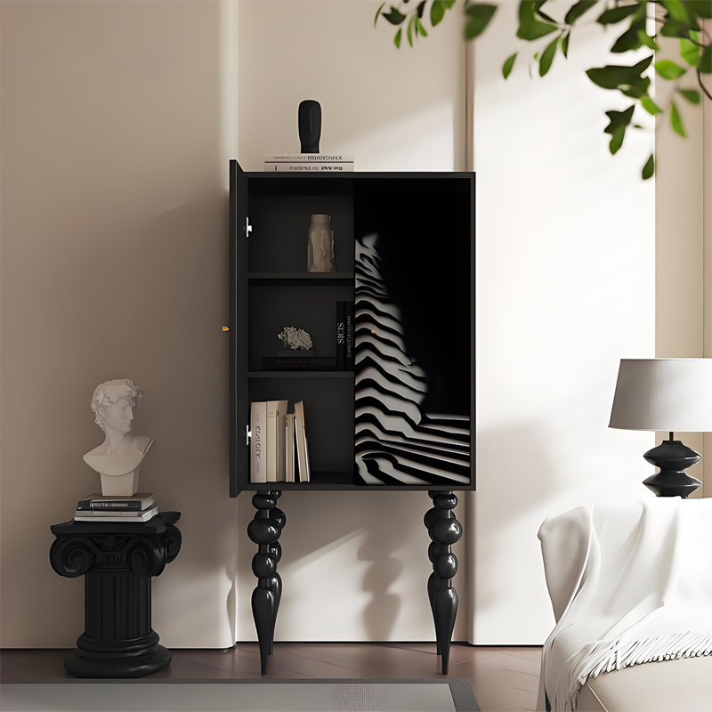Armoire léopard rétro pour le salon