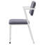 Chaise de bureau rembourrée à dossier ouvert-133400989
