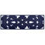 Tapis de porte d'extérieur en caoutchouc noir 10 po x 30 po