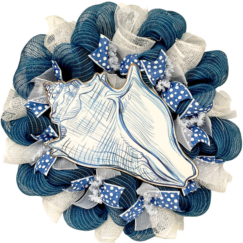Sea Shell Coastal Wreath