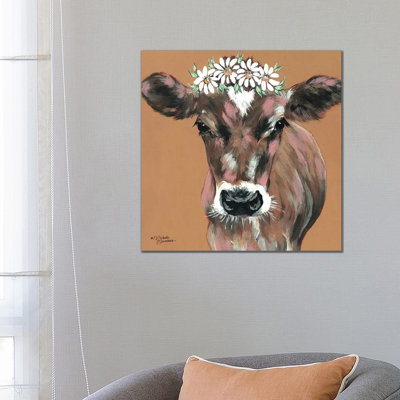 Daisy 1 Piece Wrapped Canvas Painting