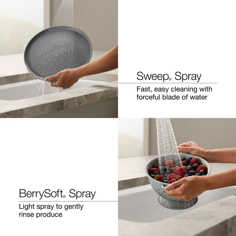 Artifacts® Bar Faucet with Swing Spout and BerrySoft™, MasterClean™, and ProMotion™, Matte Black