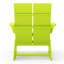 Chaise Adirondack moderne en poly (ensemble de 4), noir-51831790