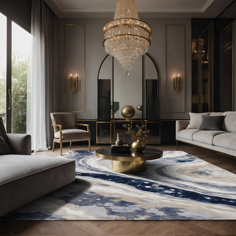 Tapis gris soyeux et moelleux, Tapis de couloir 2 pi x 5 pi