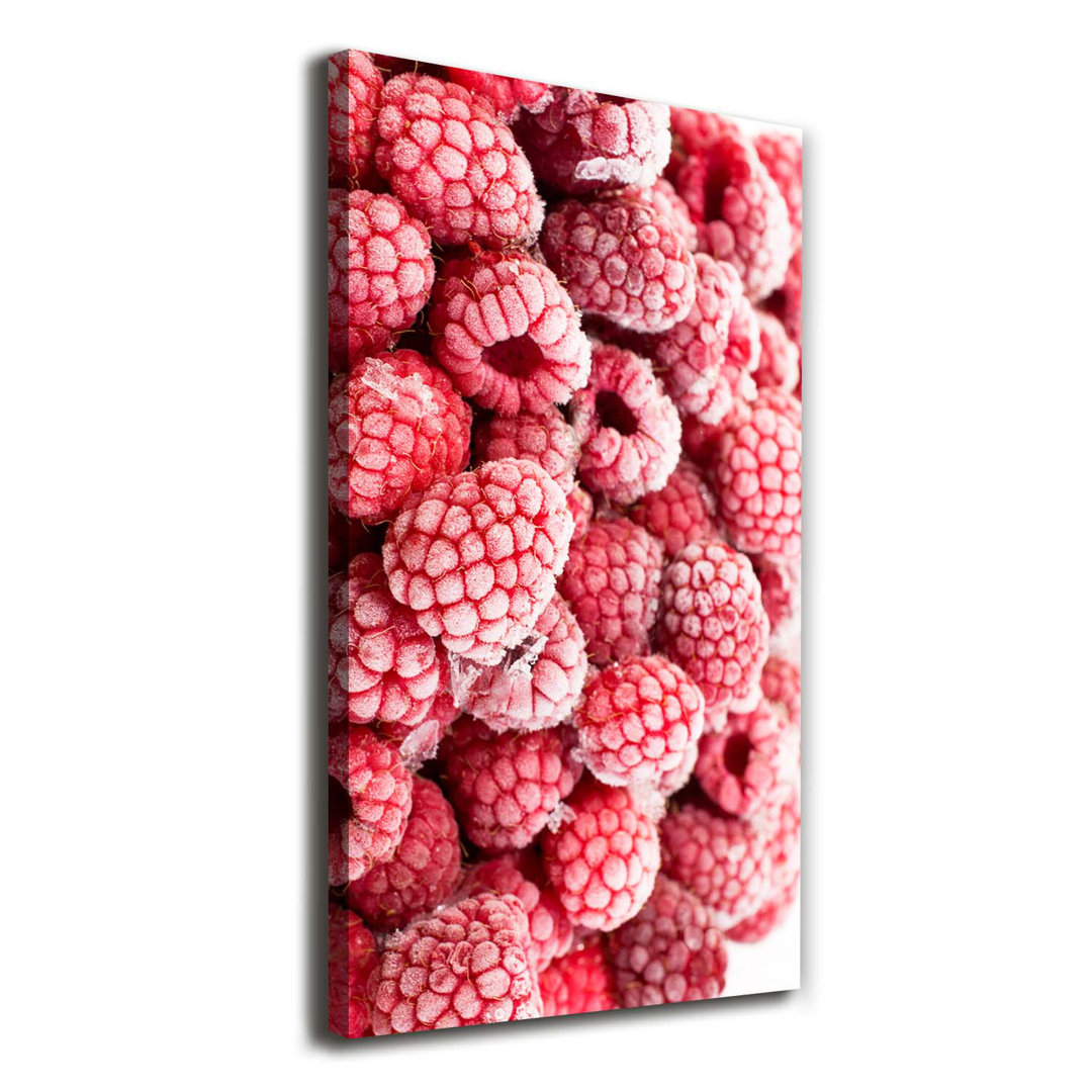 Himbeeren - Kunstdrucke auf Segeltuch