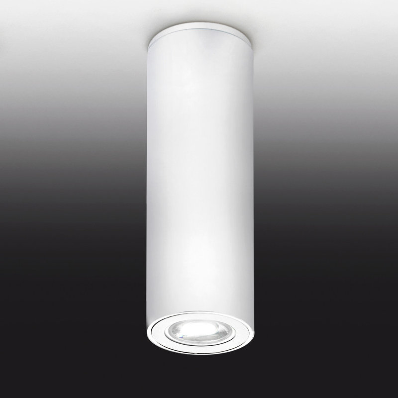 Kronn 1-Light Flush Mount, White/8.0625" H x 8.0625" W x 2.75" D