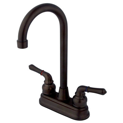 Kingston Brass Magellan Two-Handle 2-Hole Deck Mount Bar Faucet