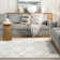 Sinclair Lattice Reversible Machine Washable Area Rug