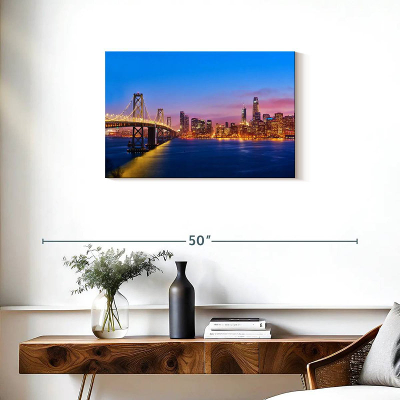 San Francisco Sunrise Skyline, H 20 po x l 30 po