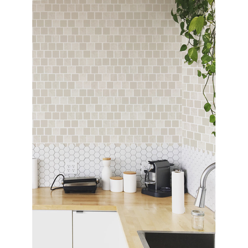 Yuki Osada Geometric Wallpaper Double Roll, Sand