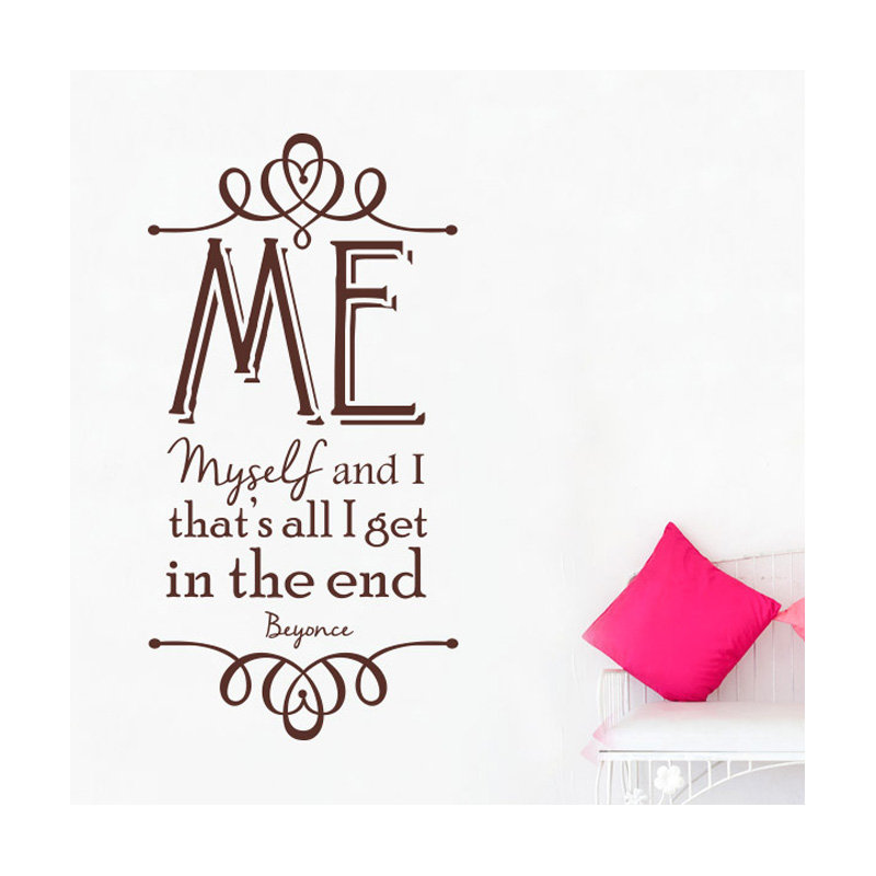 Wall Decal, Medium, Brown