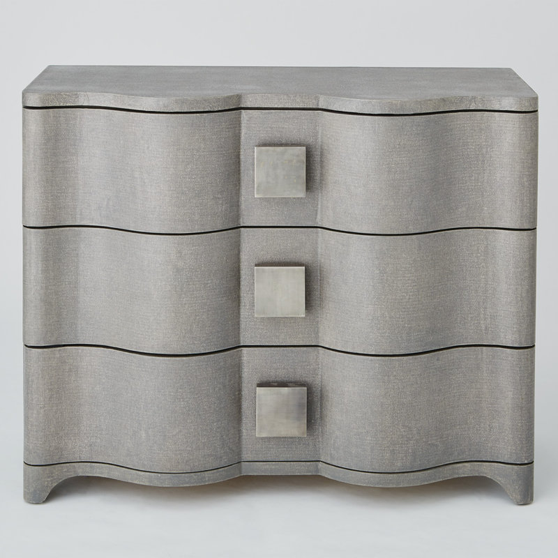 Toile Linen Chest, Gray