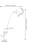 Mantis 64.96'' Black Task Floor Lamp