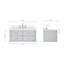 Ensemble de meuble-lavabo mural simple 43 po Macolm Husnayn-1506801149-1506801150