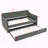 Daybed Trundle Upholstered Tufted Sofa Bed Waved Shape Arms