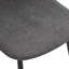 Ensemble de table et de chaises 71 x 35,4 pouces à grain de bois noir épissé avec fonction de rangement au milieu des pieds de la table.
