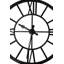 Horloge murale ronde en métal-483632282