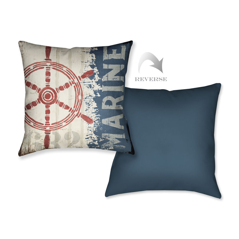 Nautical Throw Pillow