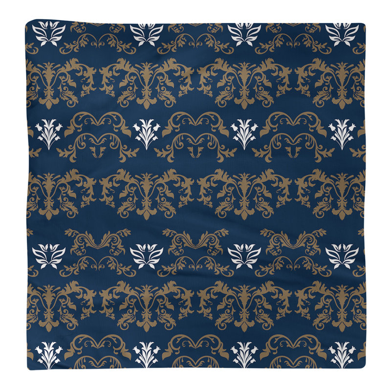 Serviette St Louis Football, Or nouveau siècle / bleu millénaire / blanc, polyester, l 10 po x L 10 po