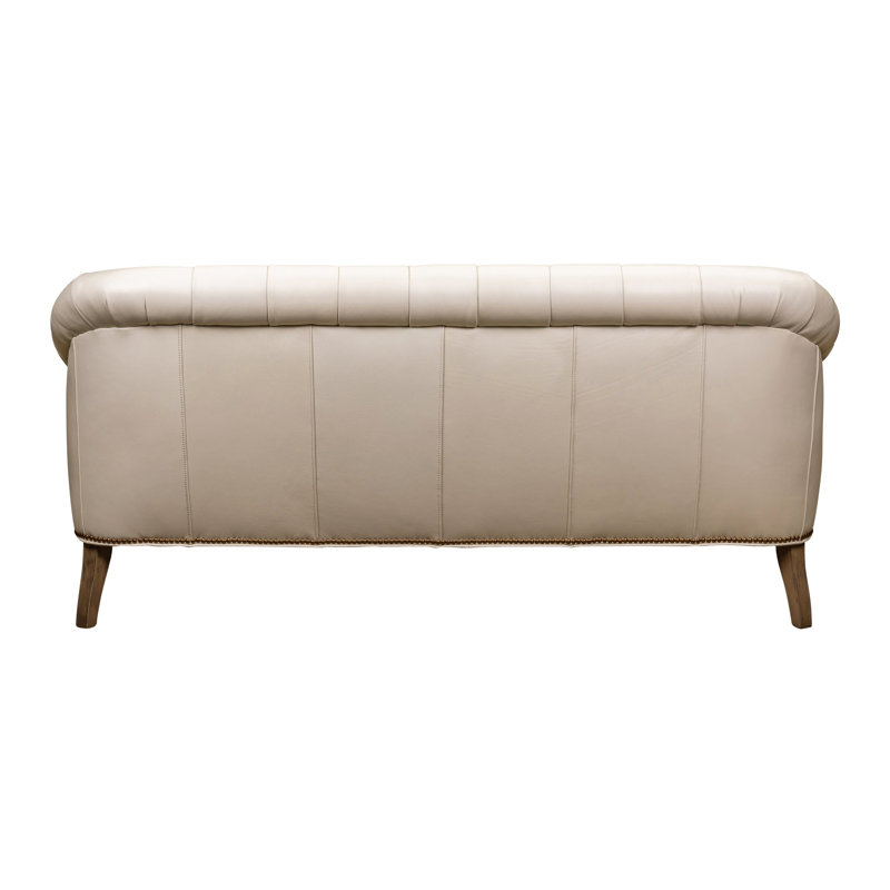 Corrine  Loveseat in Kudos Seagrass, Ashland Pearl 