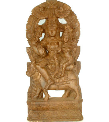 Shiva Parvati On Nandi