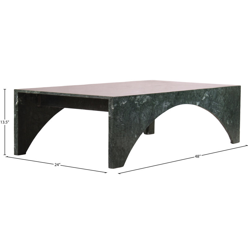 Table basse Palermo, Vert