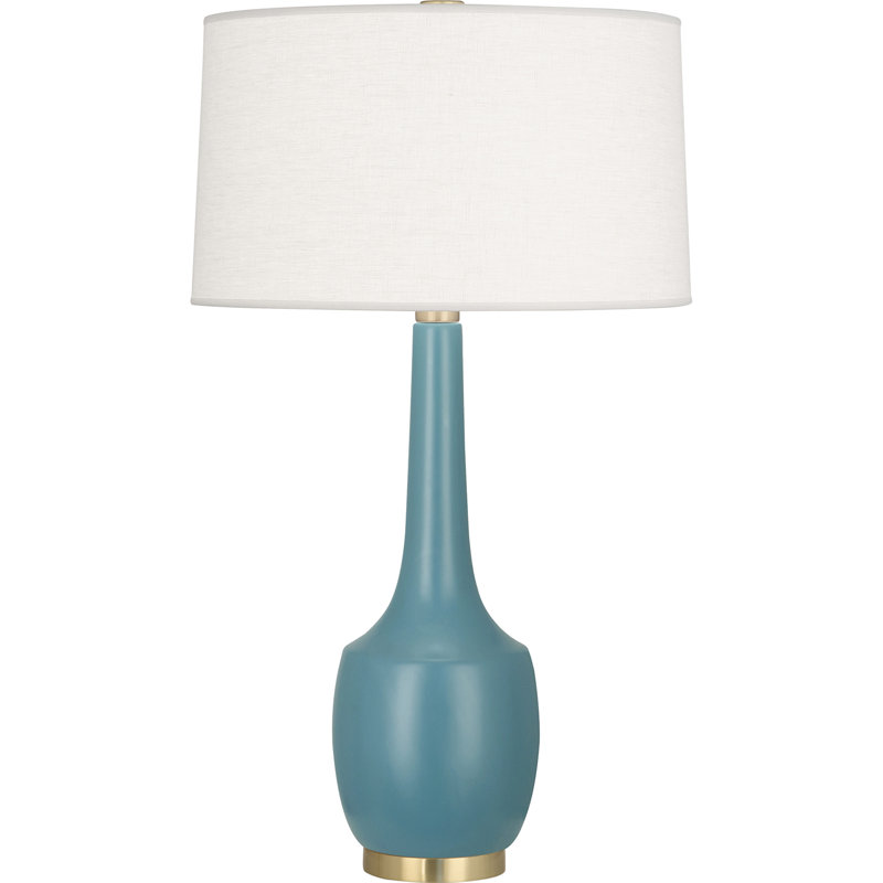 Lampe de table Delilah, Bleu acier