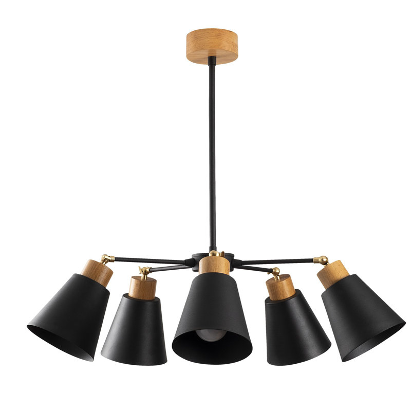 Seren 5 - Light Black/Brown Cone Pendant