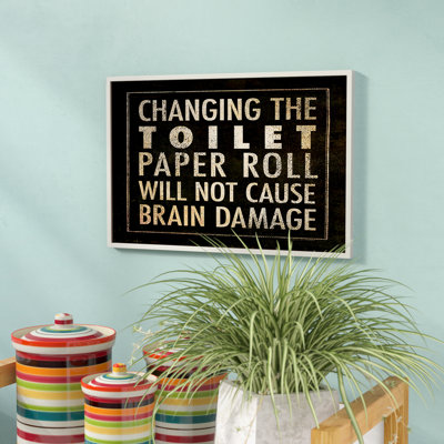 Ehme «Changer le papier hygiénique», art textuel