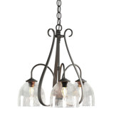 Sweeping Taper 3 - Light Shaded Classic/Traditional Chandelier