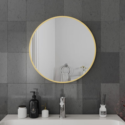 Aluminium Round Mirror