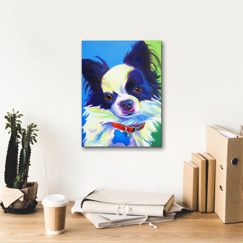 "Chihuahua - Esso Gomez" par Dawg Painter, H 16 po x l 12 po x P 0,75 po