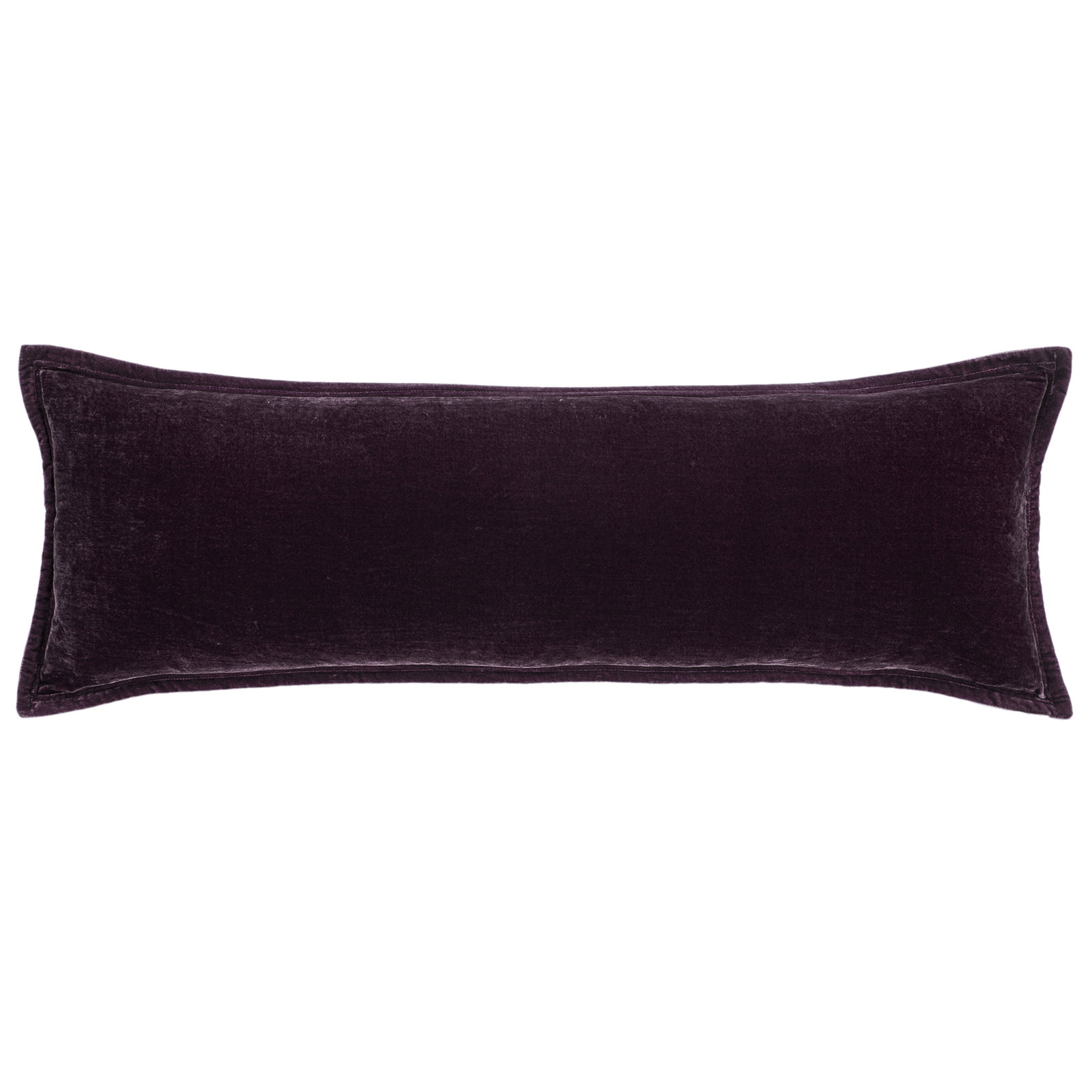 Stella 42" x 14" Throw Pillow, Dark Violet