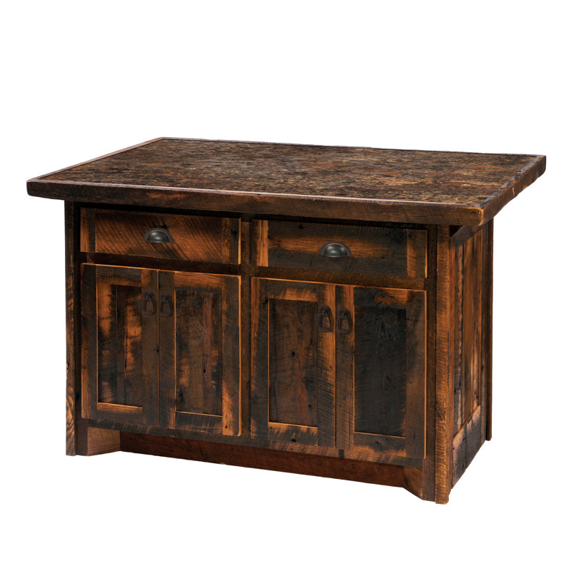 Îlot de cuisine 60 po Fireside Lodge Barnwood