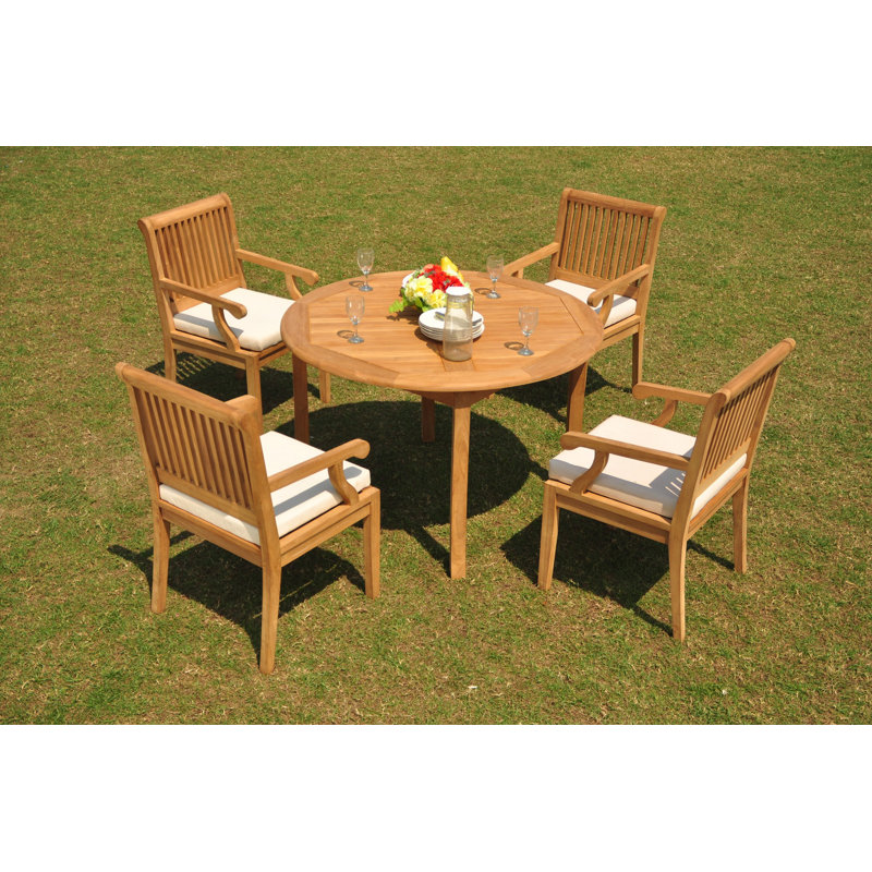 Ensemble repas pour 4 personnes Mccoppin, H 30,5 po x L 48 po x l 48 po