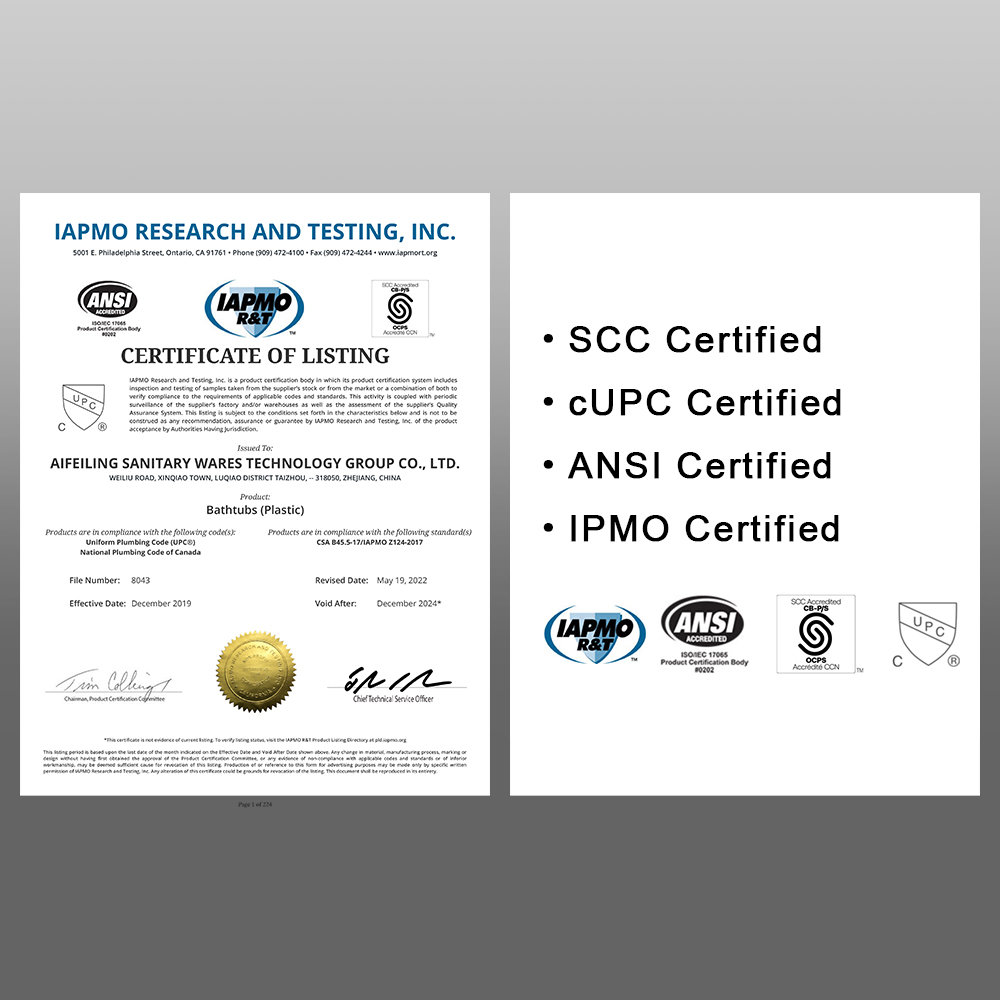 Mokleba 47" L x 27"W Freestanding Soaking Acrylic Bathtub for Small