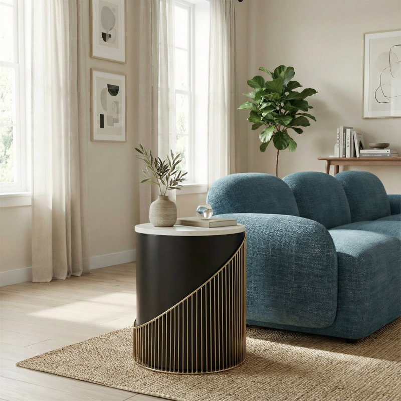Table d'appoint Tova multicolore