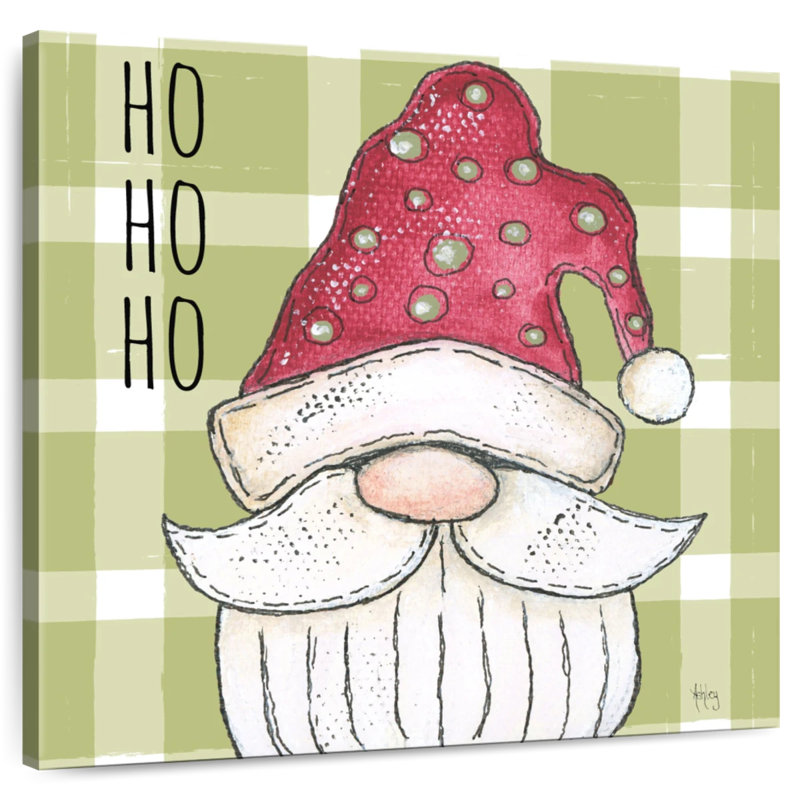 Lelend Santa Gnome, 36" H x 36" W