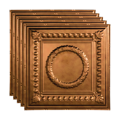 24'' L x 24'' W Textured Vinyl Drop-In Ceiling Tile