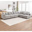 Canapé modulaire rembourré en L 6 pièces Kempson-457190491
