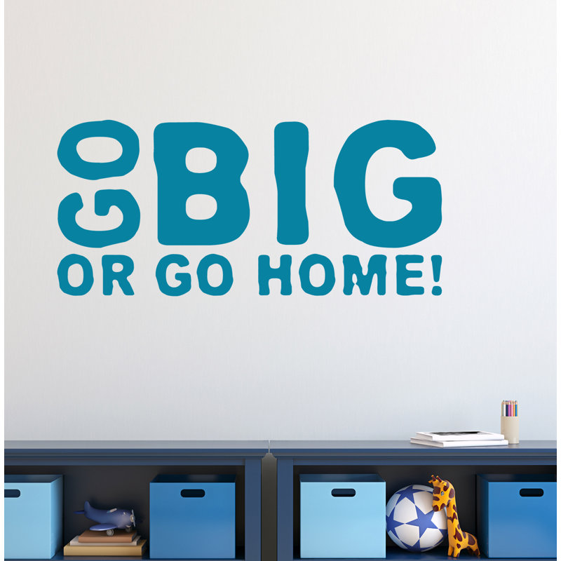 Text & Numbers Non-Wall Damaging Wall Decal, Teal