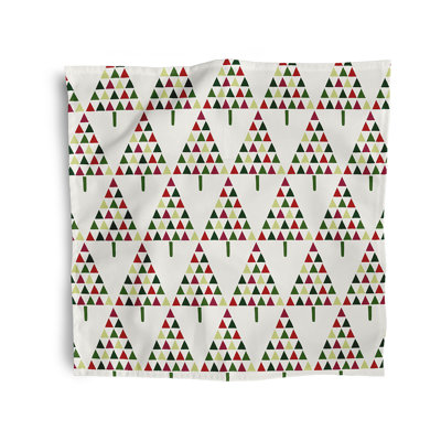 Chloe-Elise Polyester Geometric Square Napkin