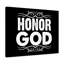 Honor God - Wrapped Canvas Print-42843595