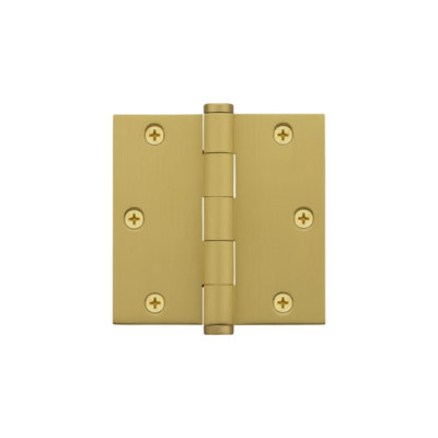 Charnière de porte simple à billes H 3,5 po x l 3,5 po