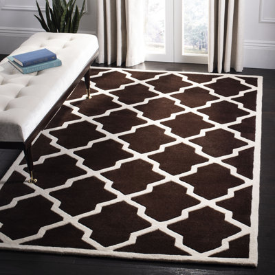 Carolene Hand Tufted Wool Geometric Rug