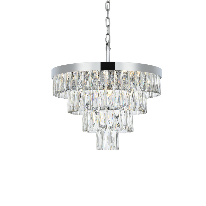 Lustre rond 20 pouces Iva , Chrome chrome