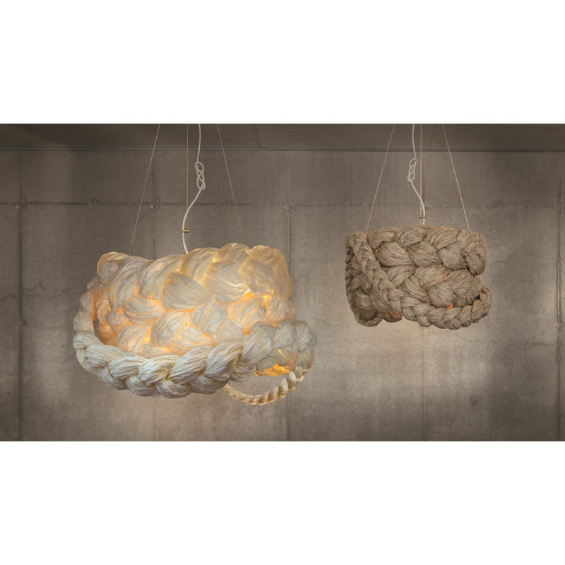 1 - Light Pendant, Natural White, 1